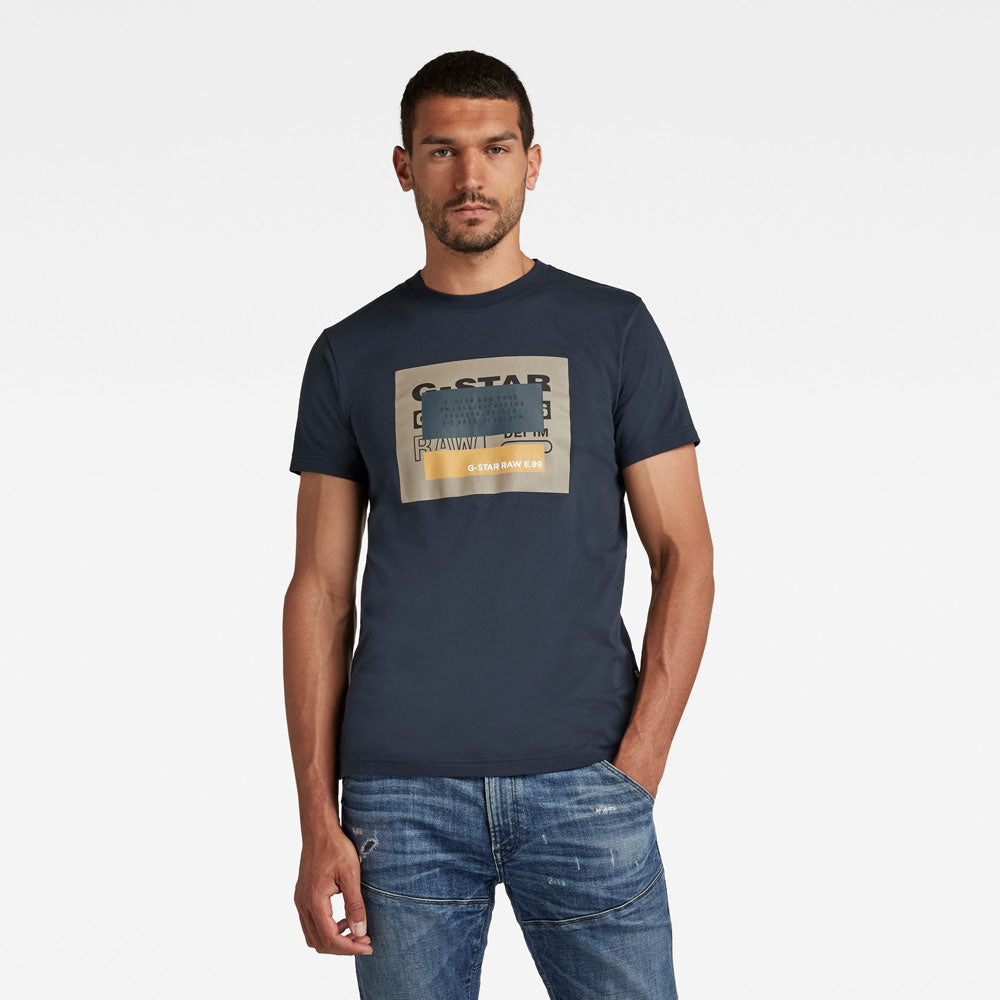 Covered Originals Cotton T-Shirt - Dark Blue