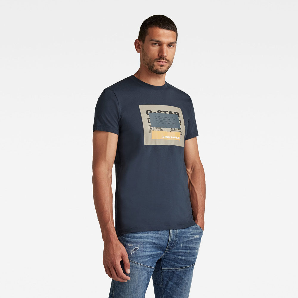 Covered Originals Cotton T-Shirt - Dark Blue