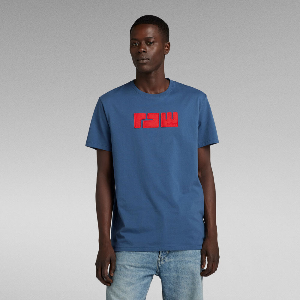 Raw Felt T-Shirt - Blue