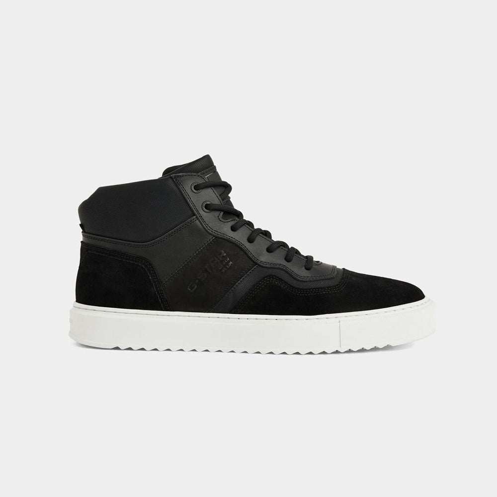 Rocup II Mid Lea Sneaker  - Black