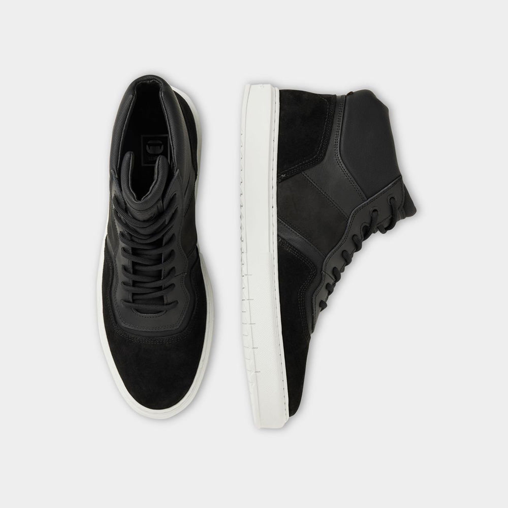 Rocup II Mid Lea Sneaker  - Black