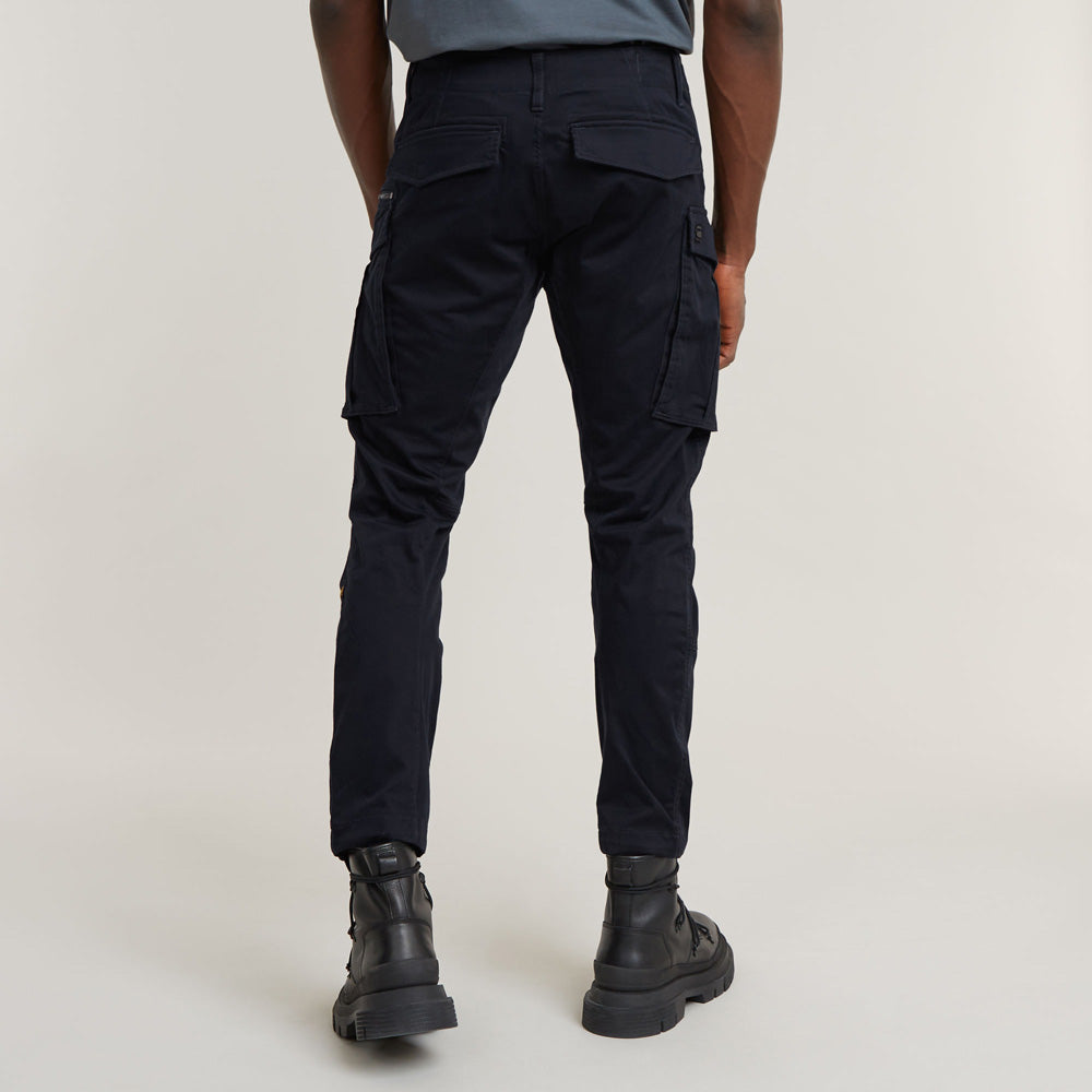 Rovic Zip 3D Tapered Cargo Pants - Navy