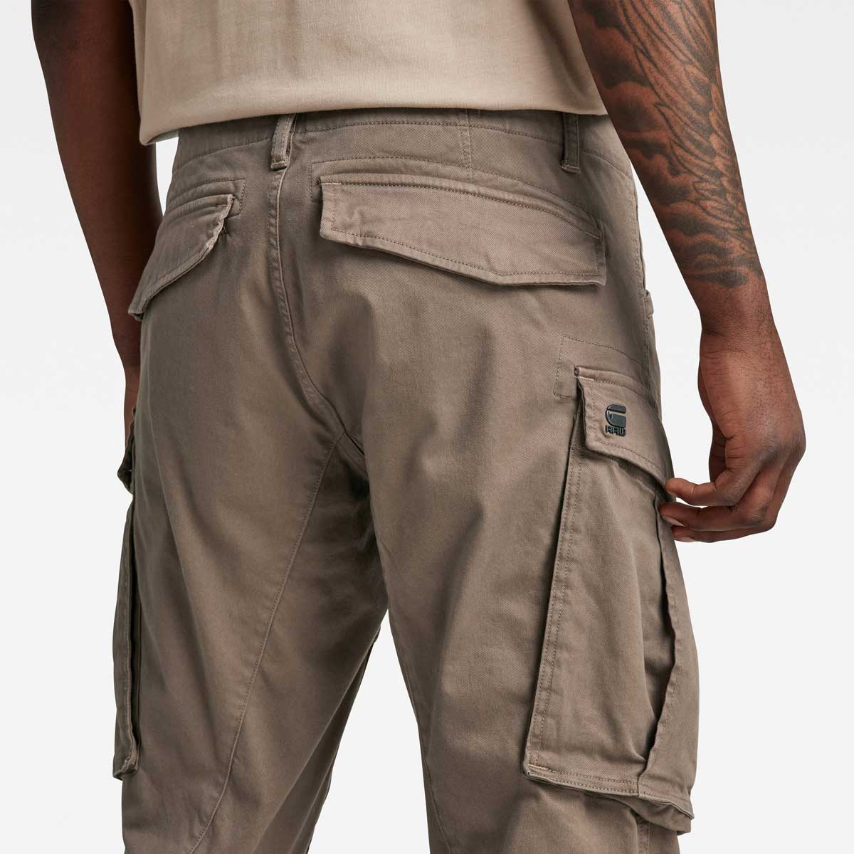 G Star Rovic G-STAR Rovic Zip 3D Regular Tapered Pants - Brown|Third Base Urban