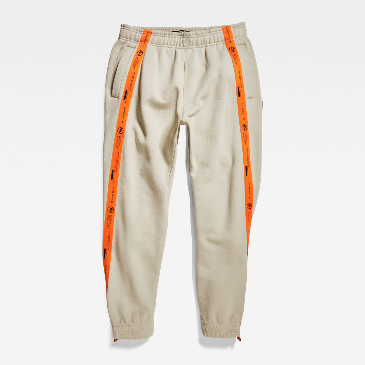 Tape Cotton Sweat Pants Off White