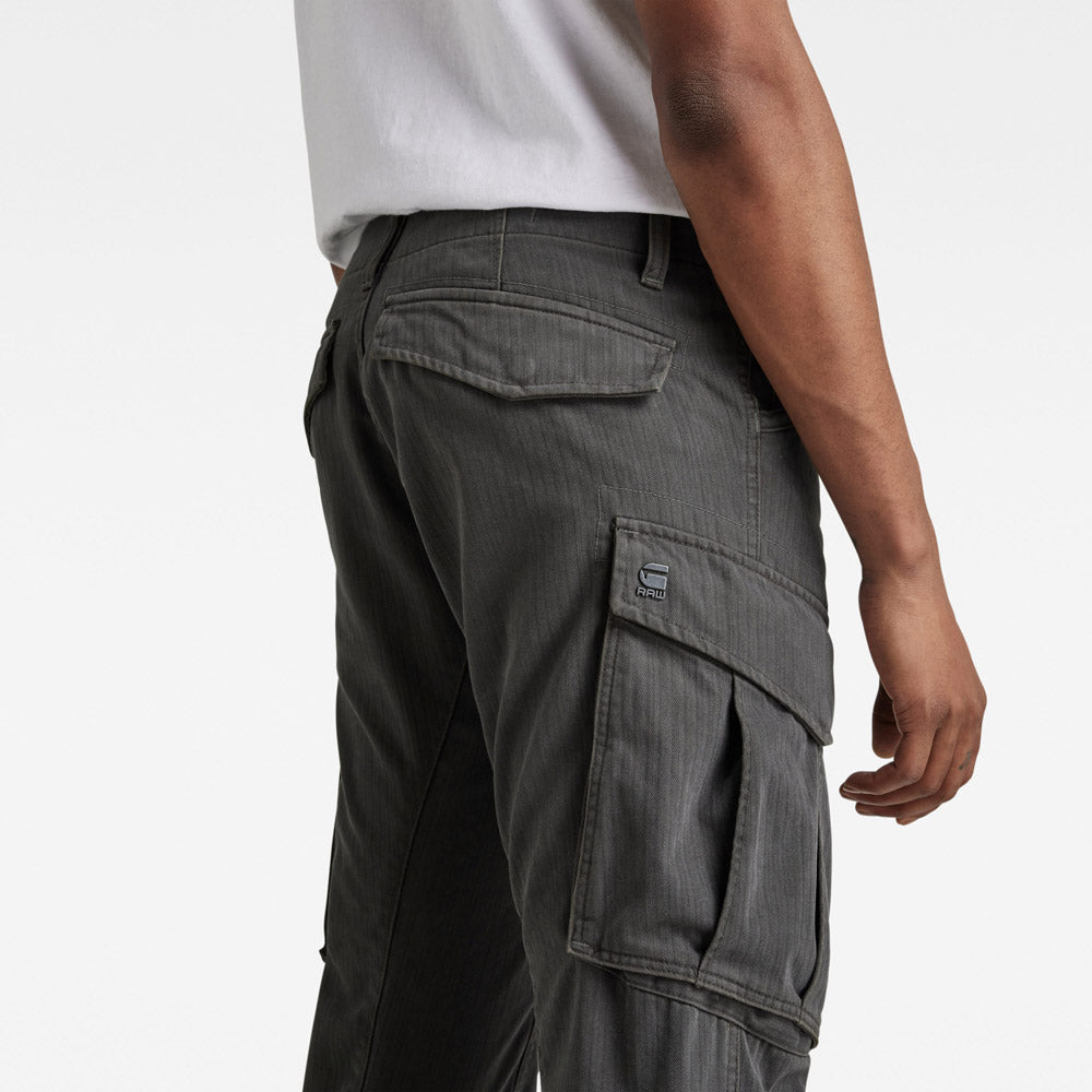Rovic Zip 3D Regular Tapered Pants - Denim Grey