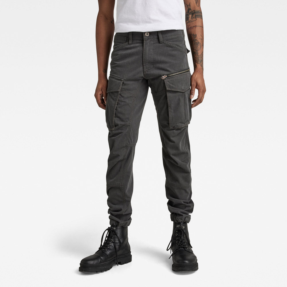 Rovic Zip 3D Regular Tapered Pants - Denim Grey