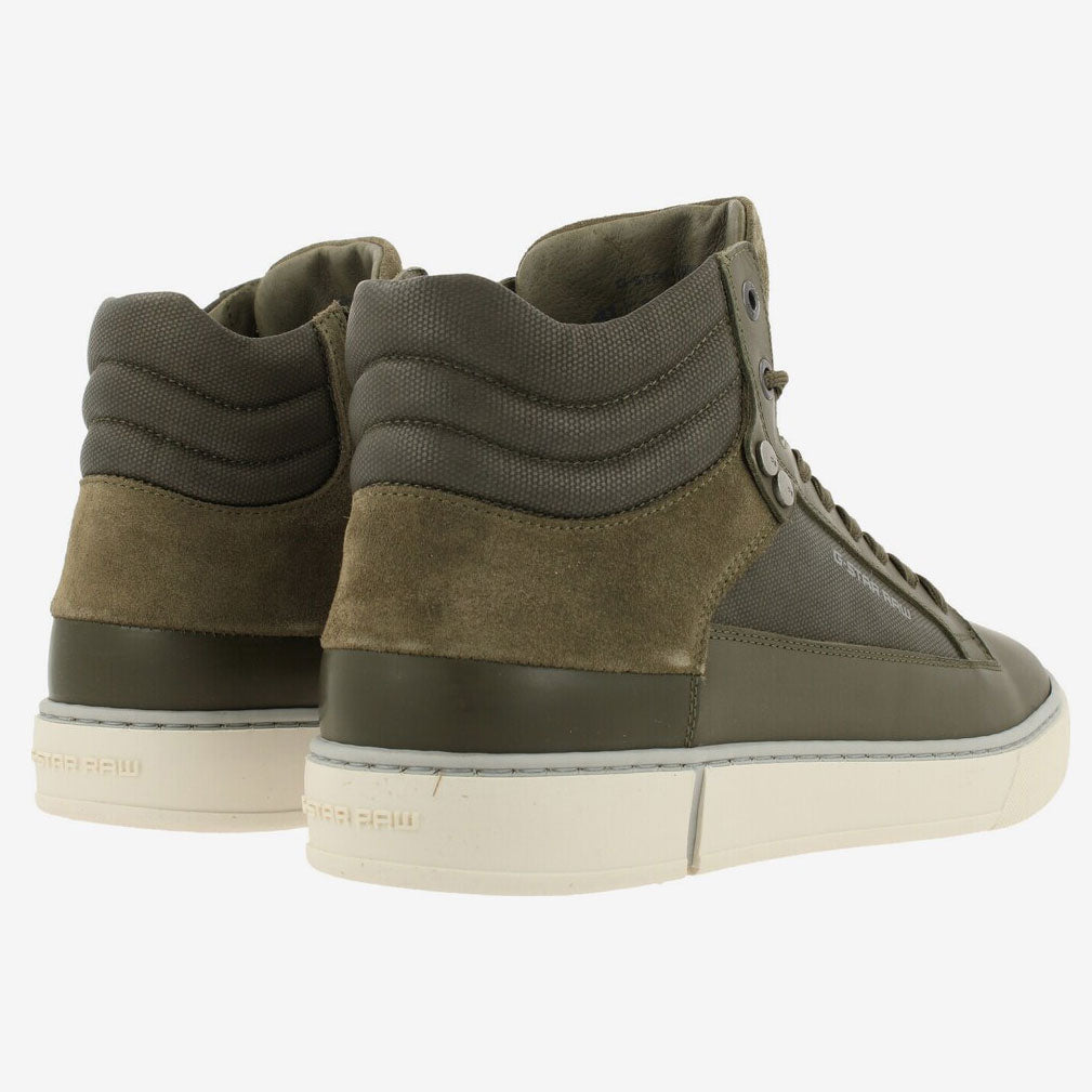 Ravond Mid BSC Denim Sneaker - Olive