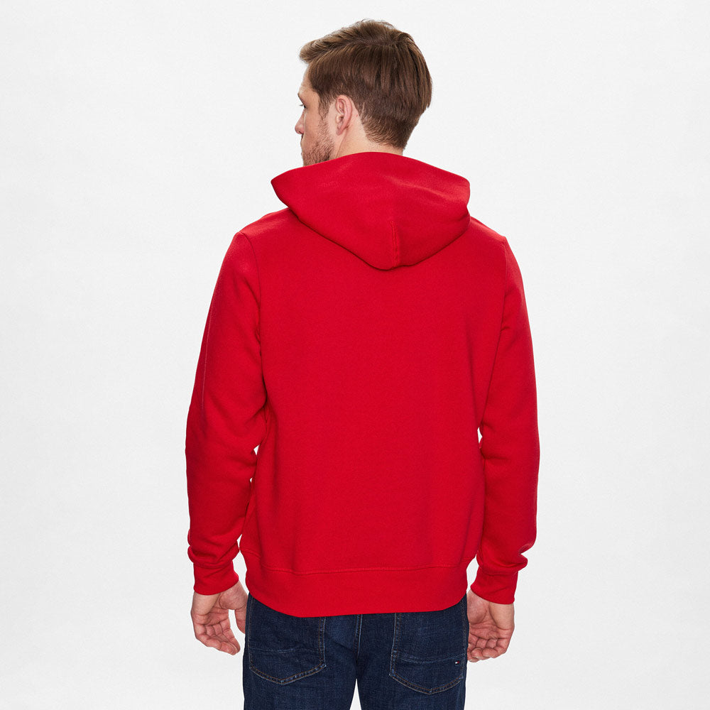 Curve Logo Hoodie - Red