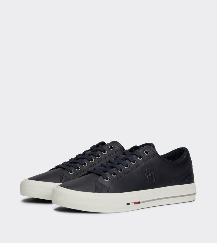 Vulcanized Street Patch Leather Sneaker*