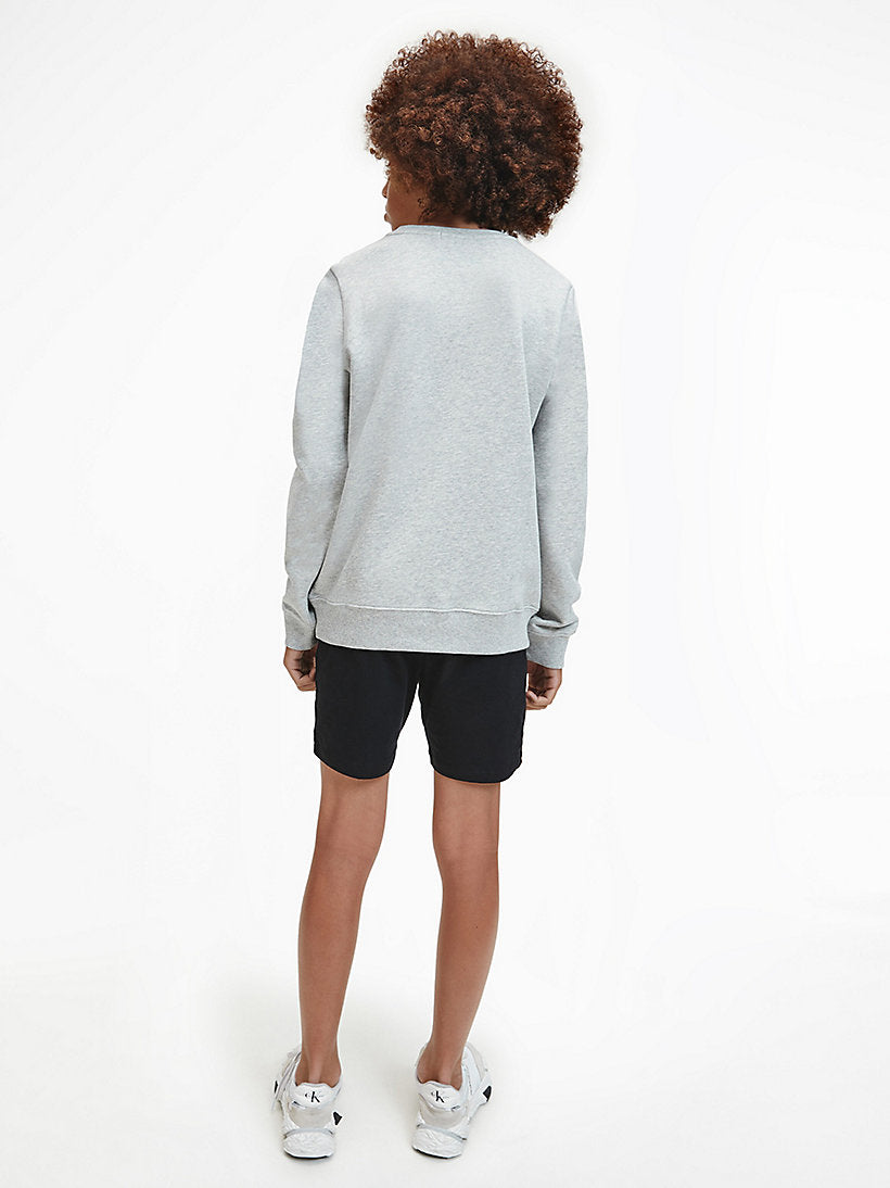 CK Kids Unisex Sweater Monogram Print Grey