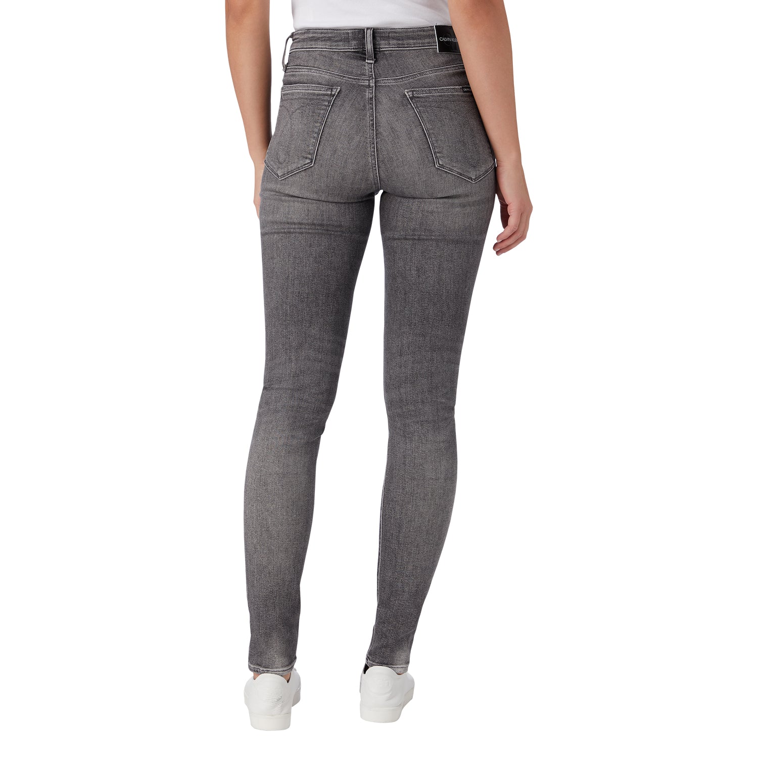 CK Women High Rise Skinny Jean Grey