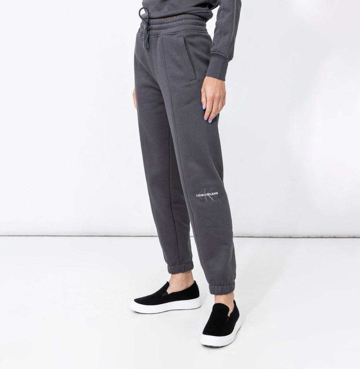 CK Monogram Jogger Off Placed Grey