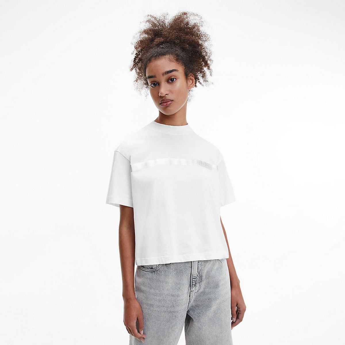 Relaxed Embossed Logo T-shirt White