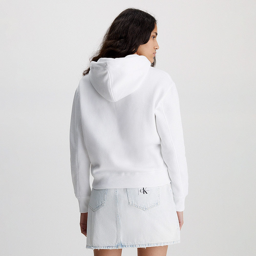 Embroidery Hoodie - White