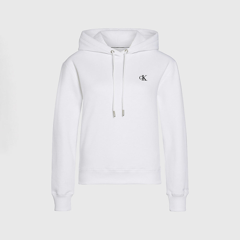 Embroidery Hoodie - White