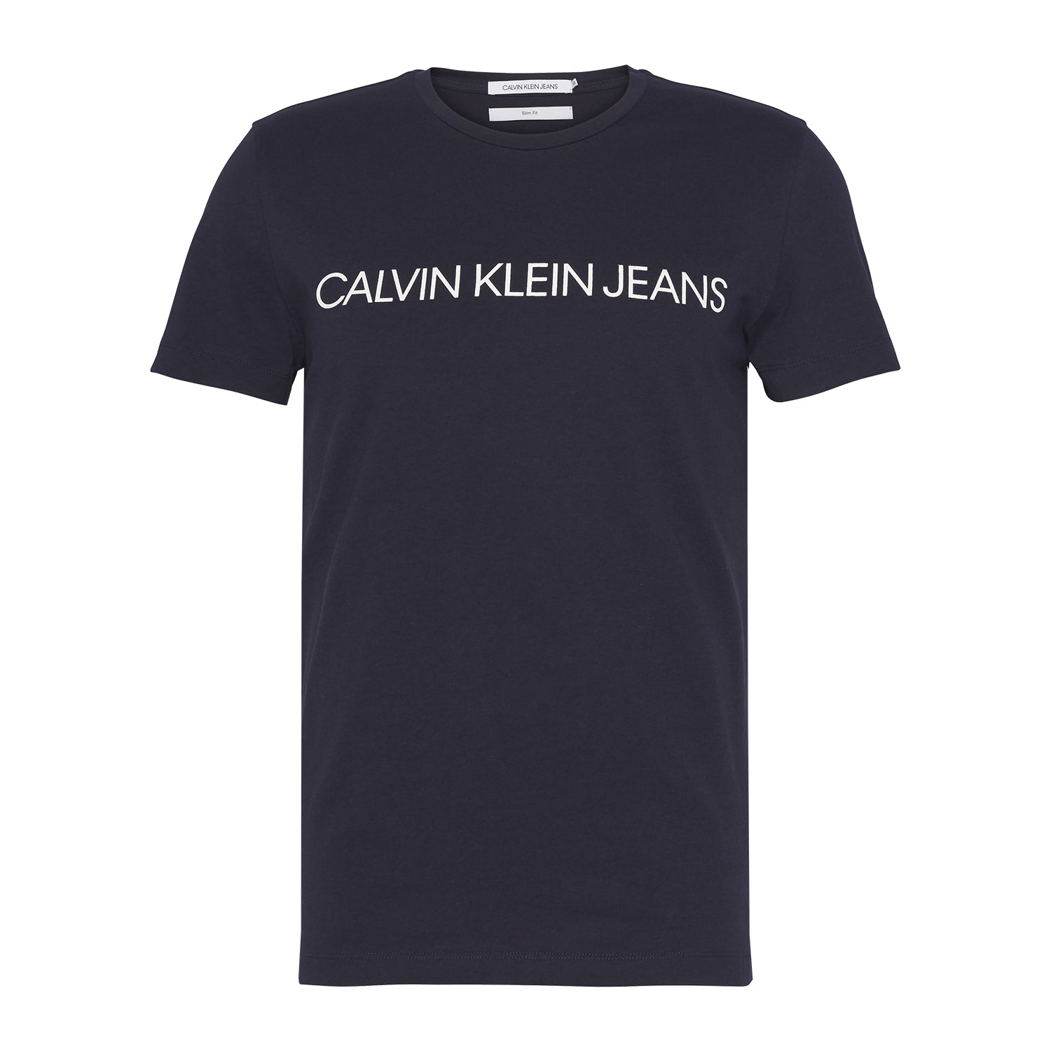 CK Men Institutional Logo Tee Navy