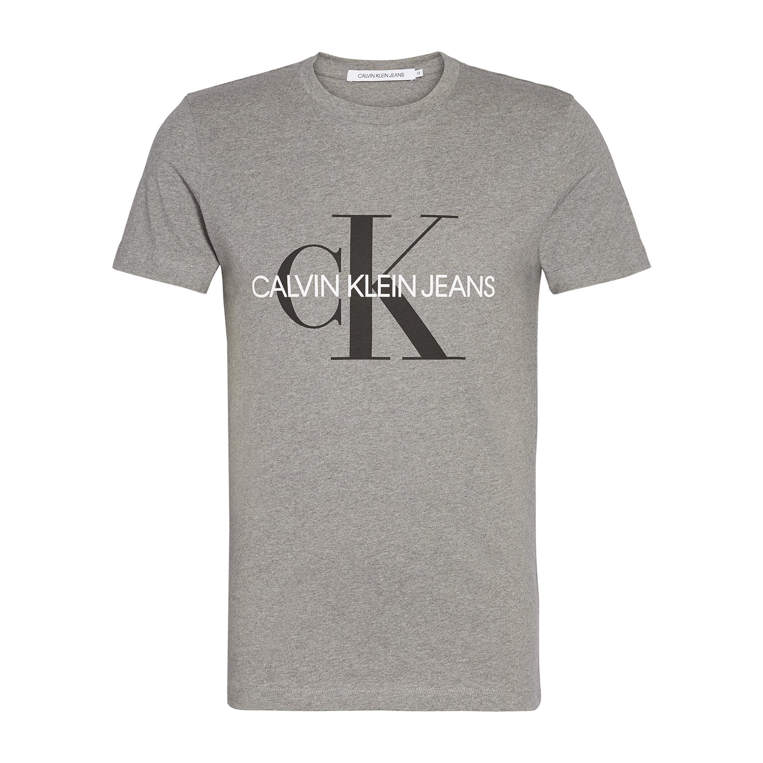 CK Men Iconic Monogram Tee Grey