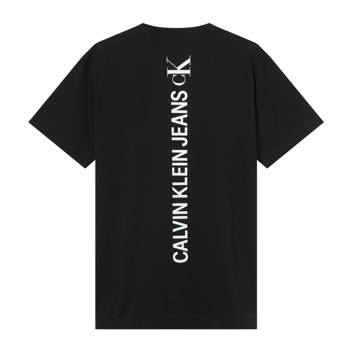 CK Men Vertical Logo Tee Black