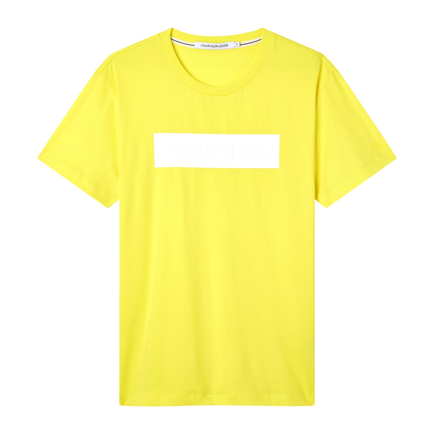 CK Men Embossed Logo Tee Yellow