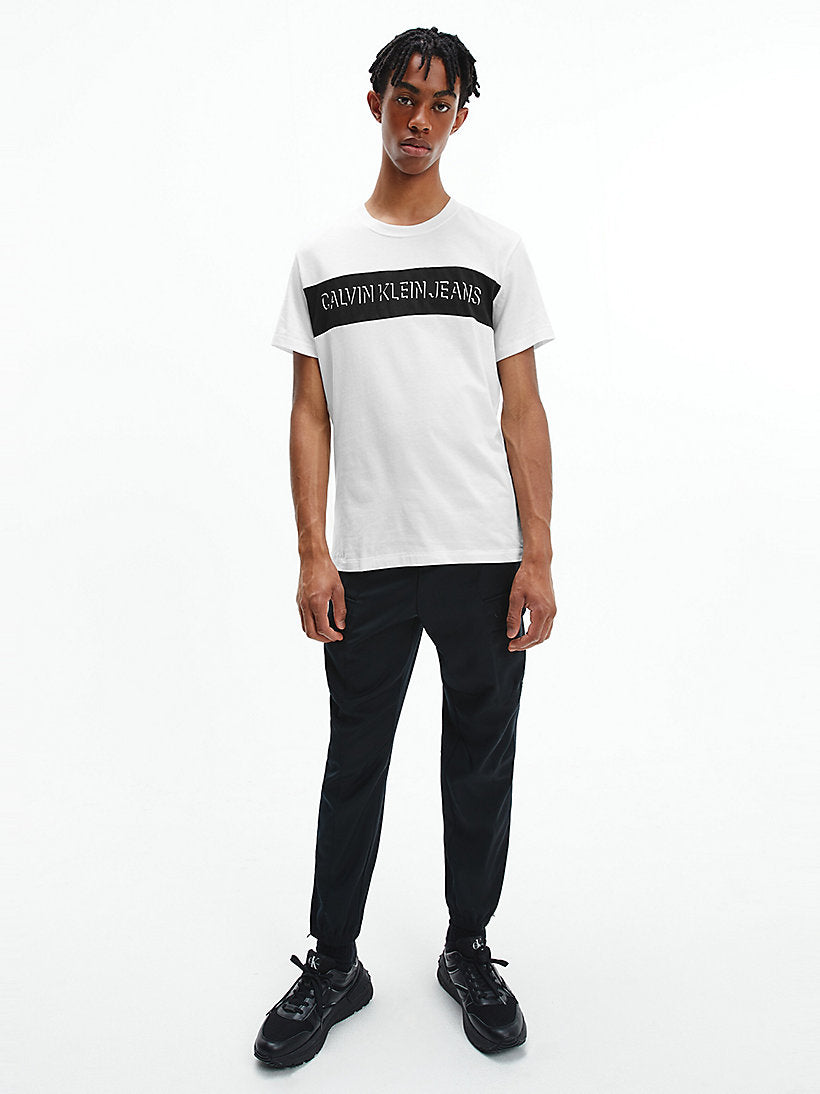 CK Shadow Tee Colourblock White