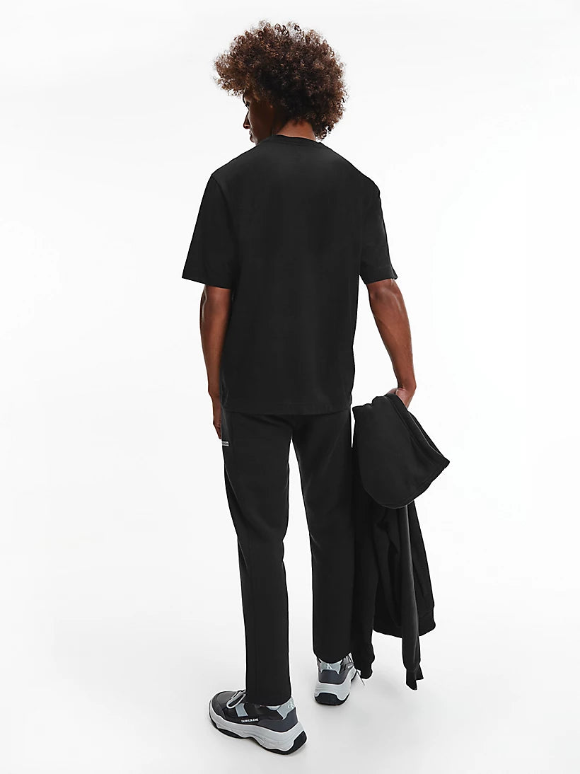 CK Flock Box Tee Black