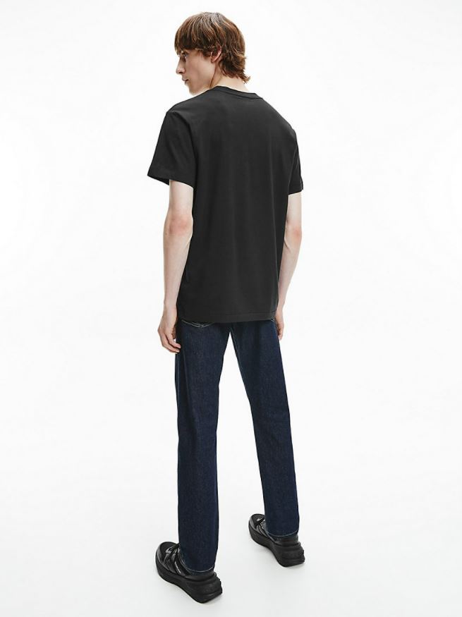 CK Bonded Monogram Tee Black