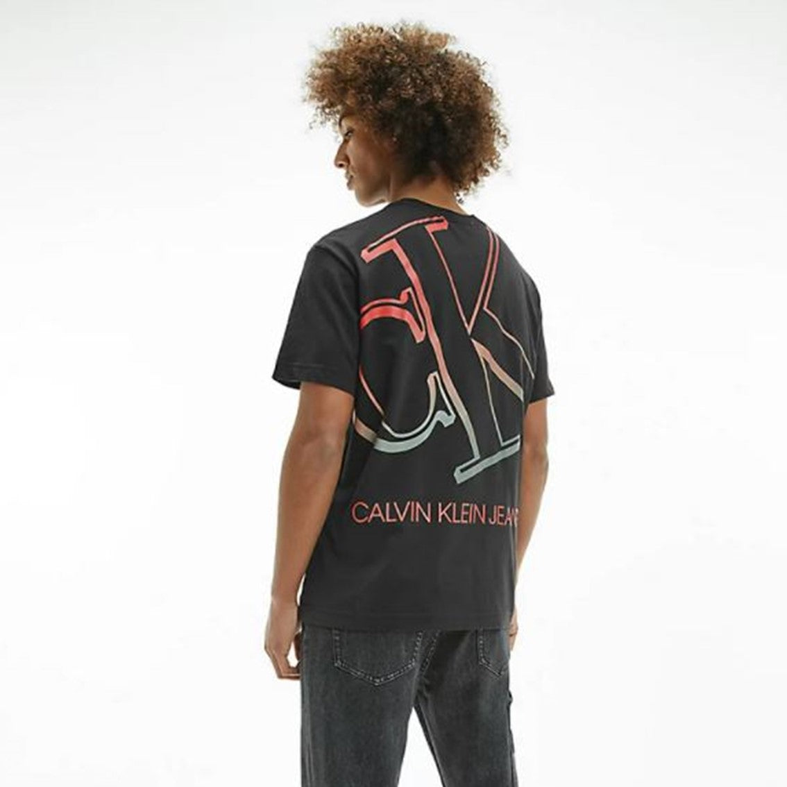 CK Bold Back Graphic Tee Black