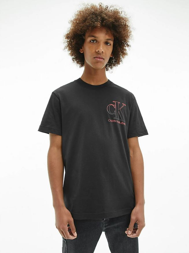 CK Bold Back Graphic Tee Black