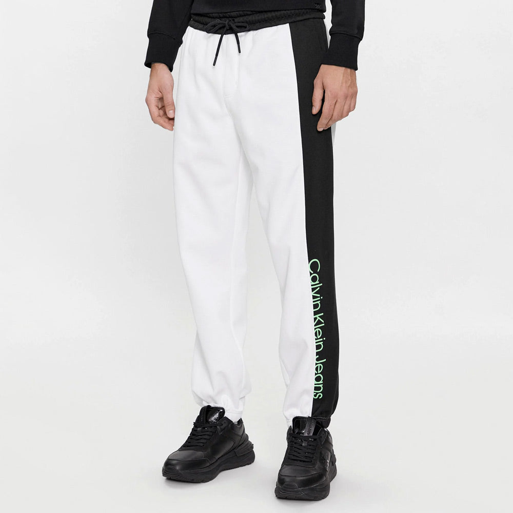 Institutional Colorblock Sweatpants - White Multi