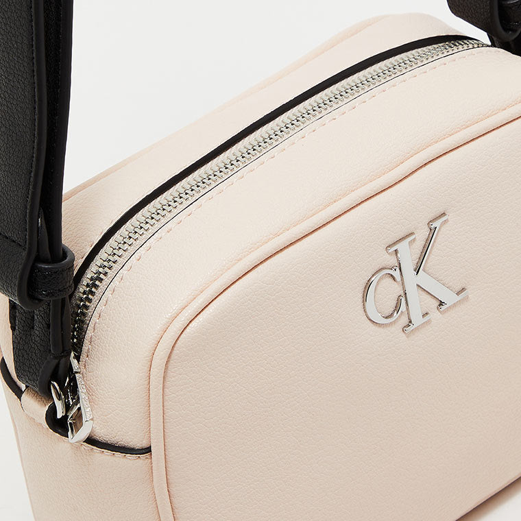 Minimal Monogram Camera Bag - Dusty Pink