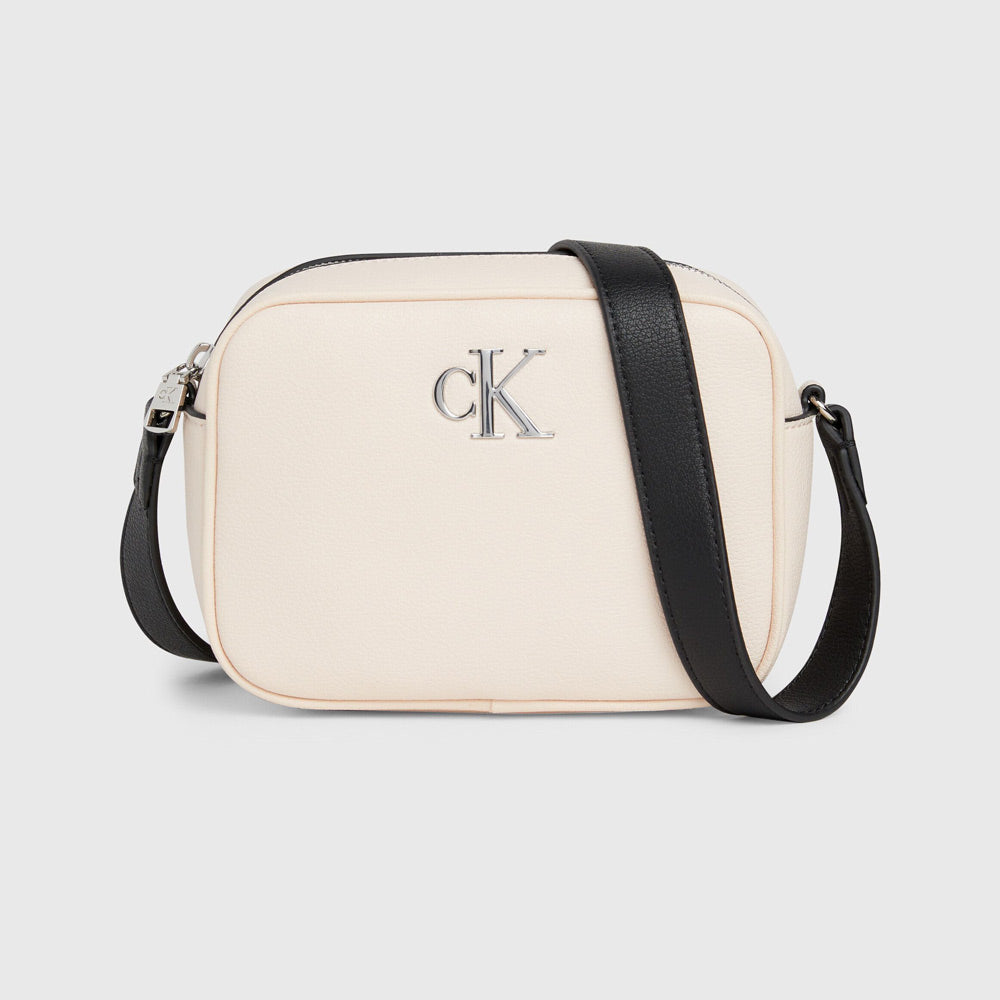 Minimal Monogram Camera Bag - Dusty Pink