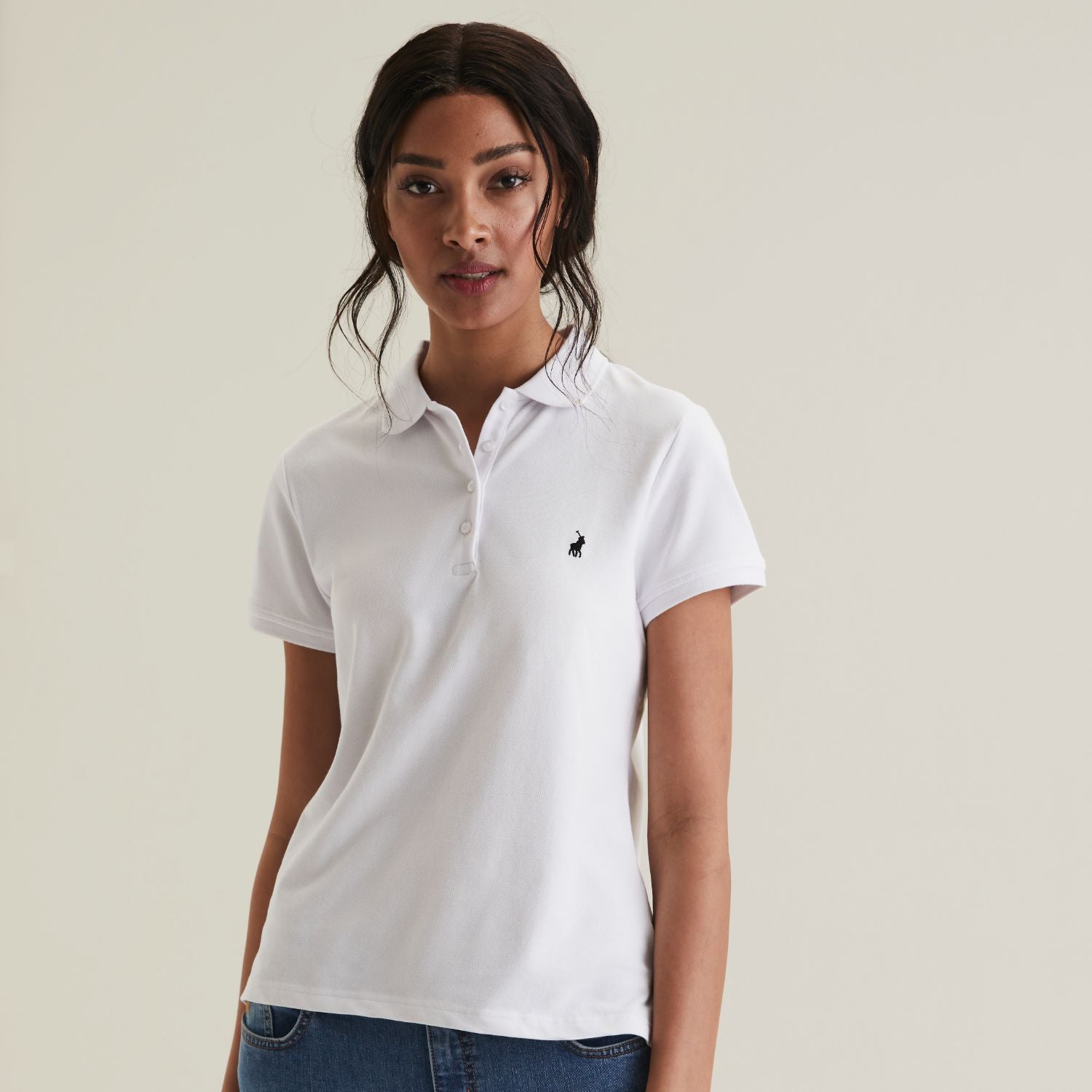 Margot Stretch Golfer White