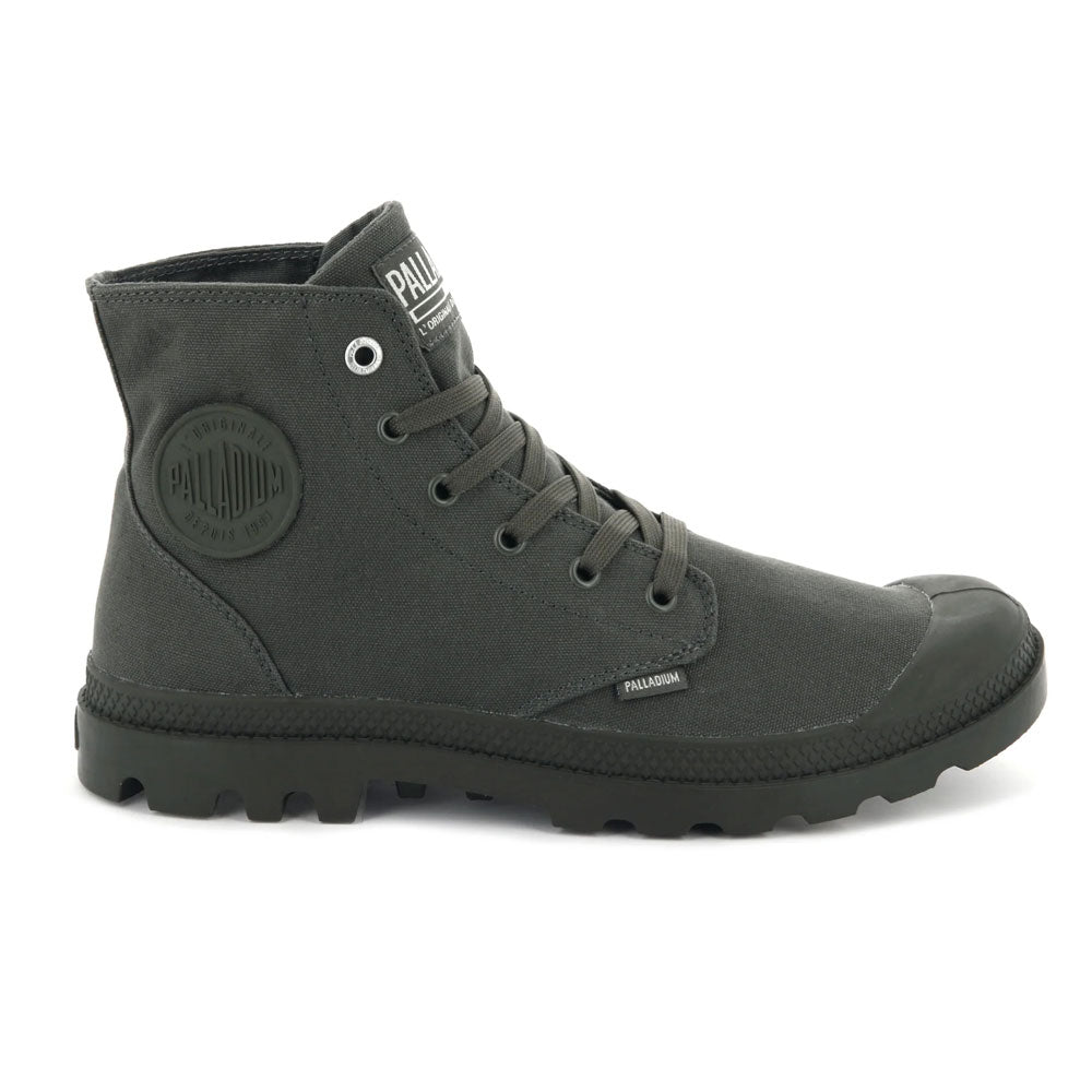 Mono Chrome Ankle Boots - Olive