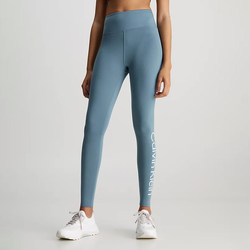 Performance Legging  - Blue Grey