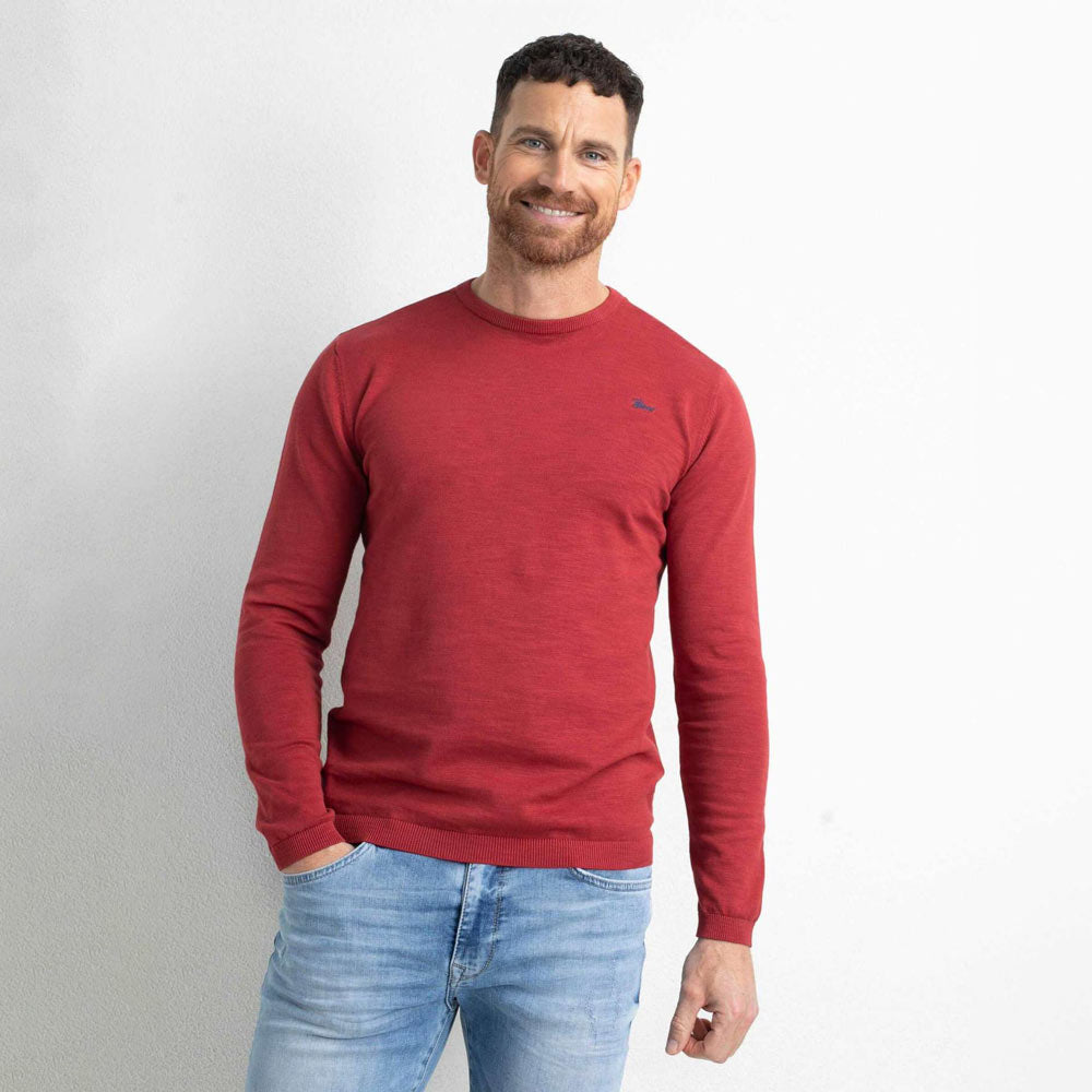 Mens Sweater Knit - Red