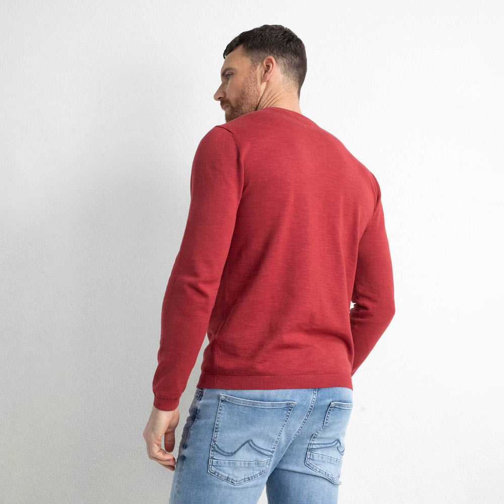 Mens Sweater Knit - Red