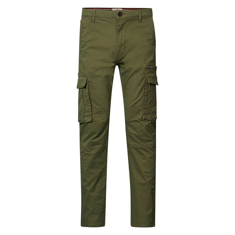 Tapered Fit Cargo Pants - Olive