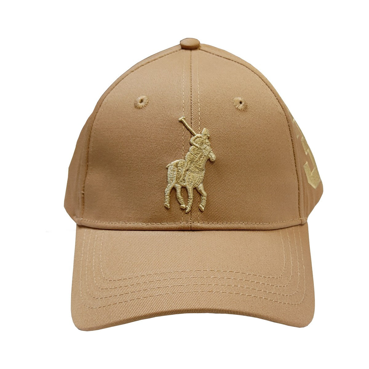 Equestrian Peak Cap Embroidered Brown