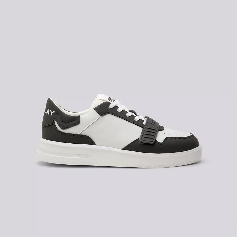 University M Velcro 3 Sneaker - White Multi