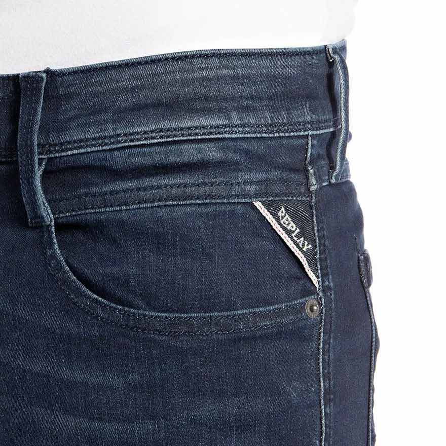 Dark Indigo Power Stretch Denim Jean - Denim Dark