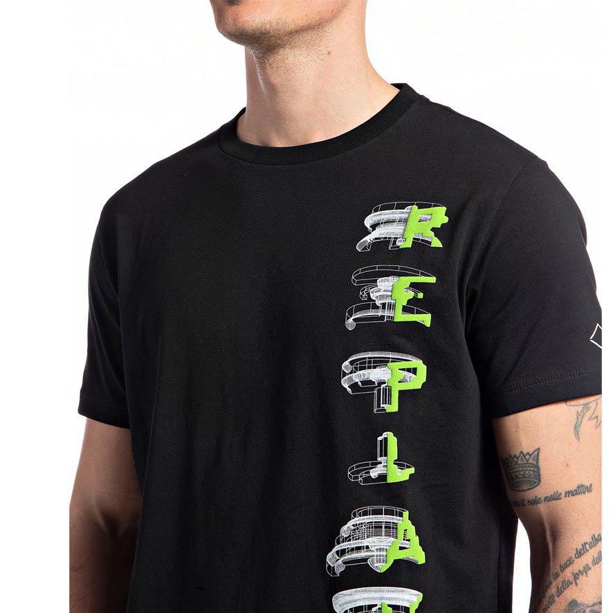 3D Lettering T-Shirt - Black