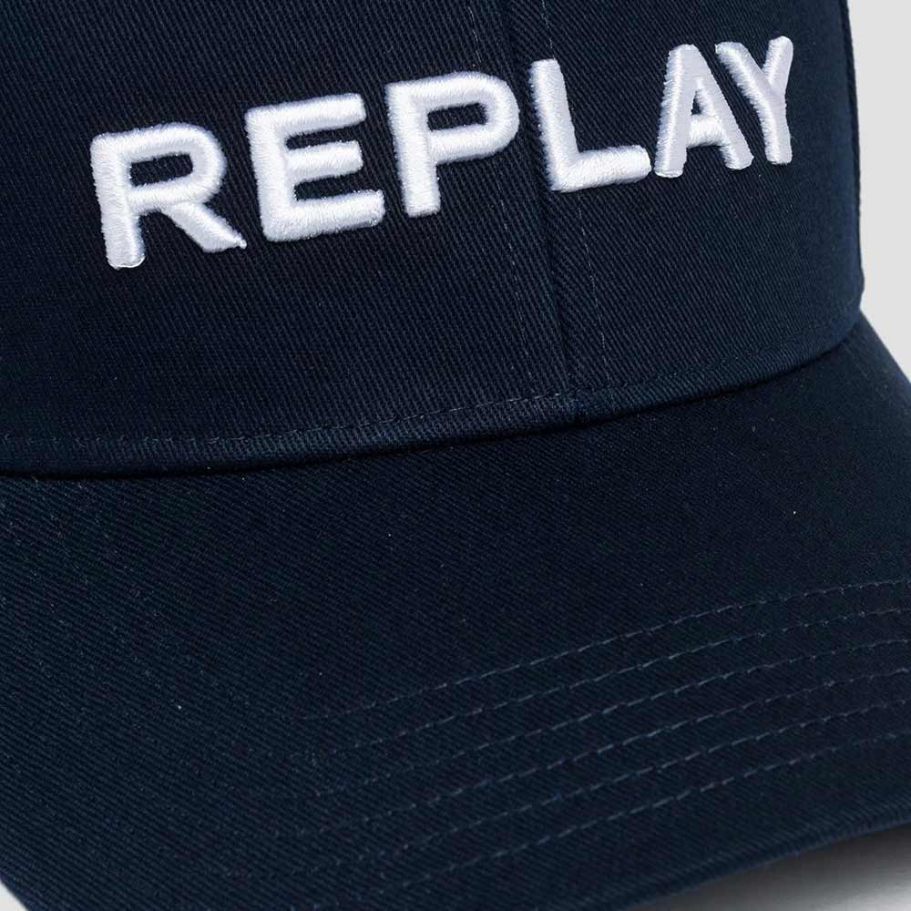 Replay Basic Baseball Cap Hat - Navy |ThirdBaseUrban