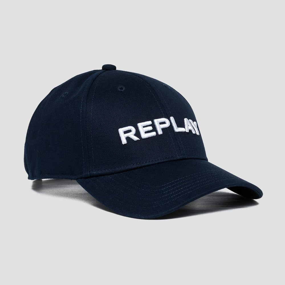 Replay Basic Baseball Cap Hat - Navy |ThirdBaseUrban