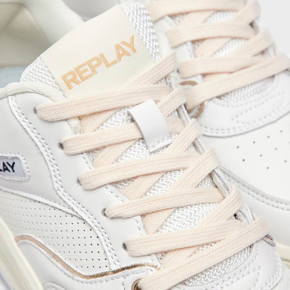 Gemini W Gold Sneakers - White Multi