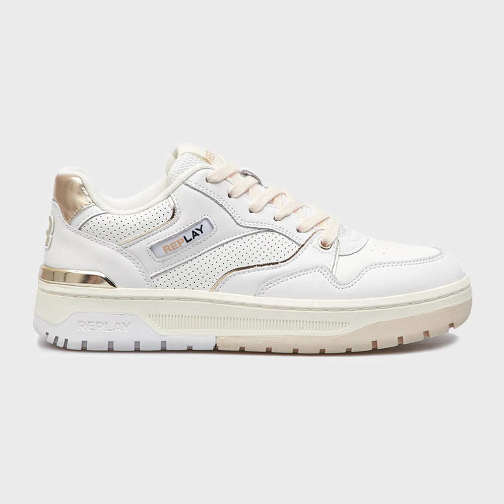 Gemini W Gold Sneakers - White Multi