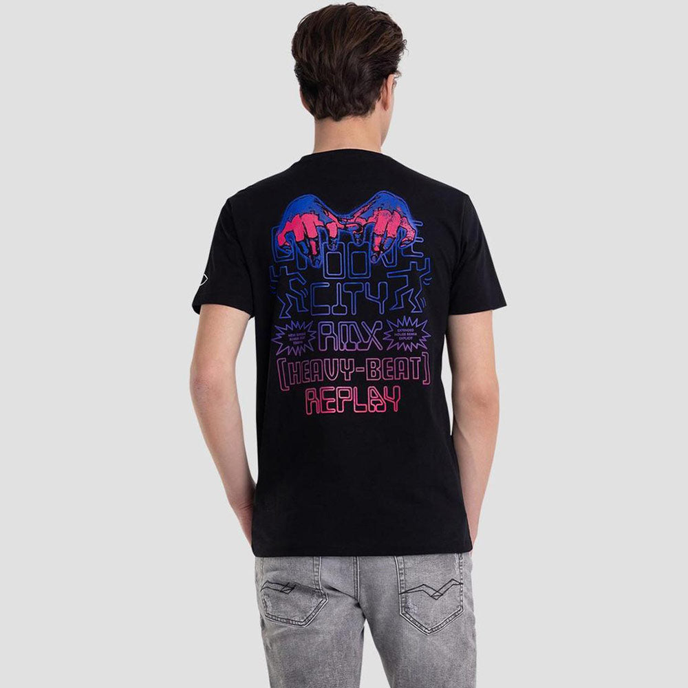 Groove City Graphic  T-Shirt - Black