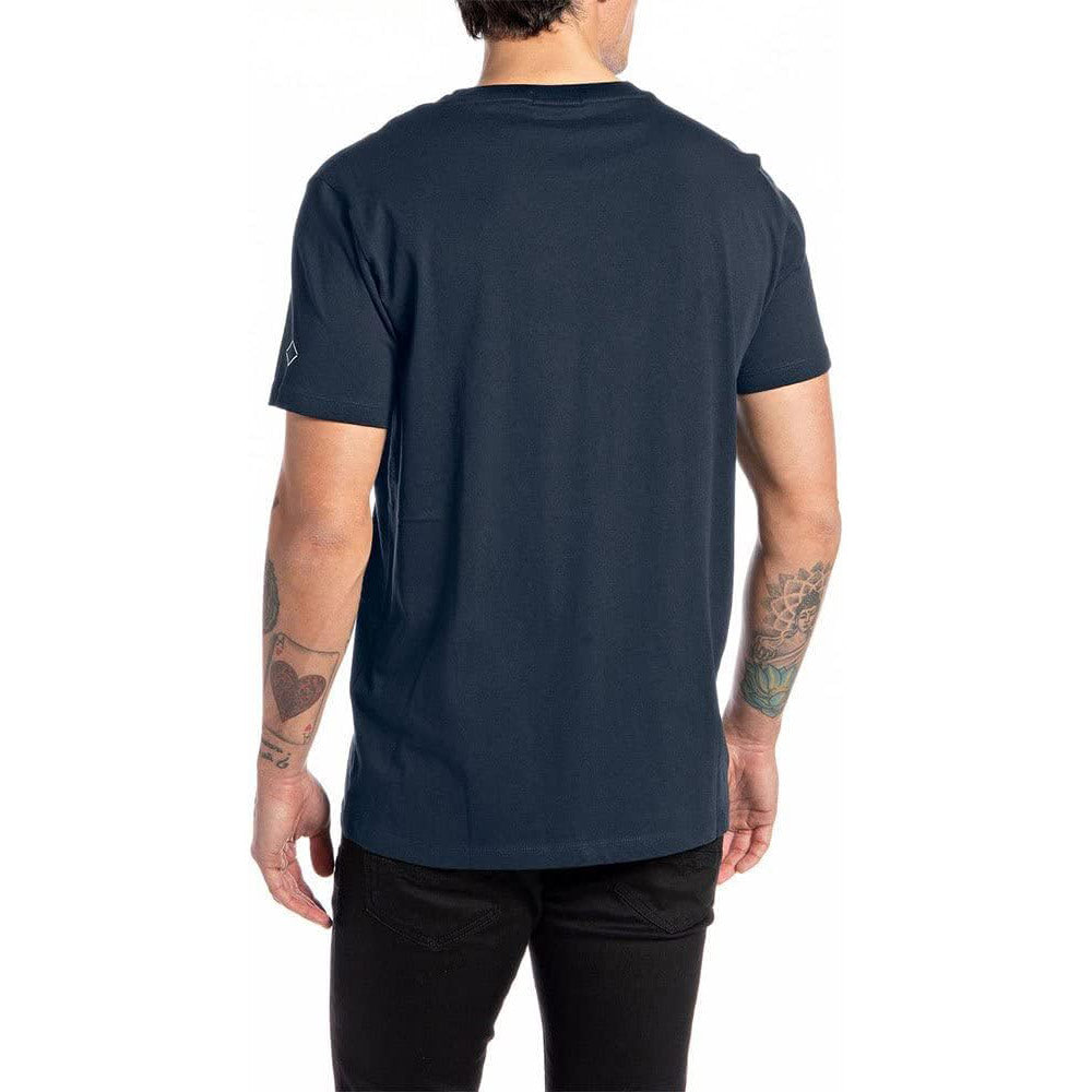 Multi Colour Logo T-Shirt - Navy