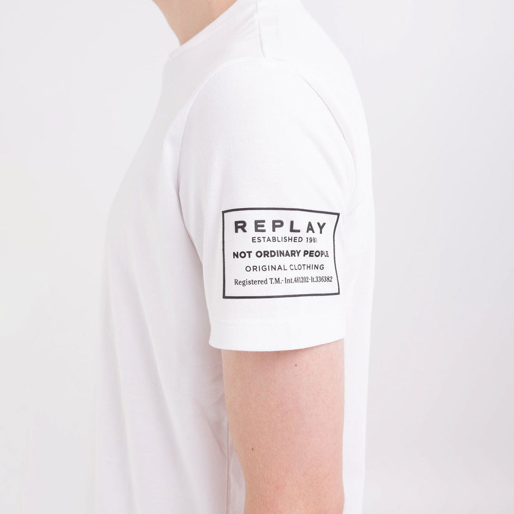 Piece Dyed Heavy Cotton Jersey T-Shirt - White