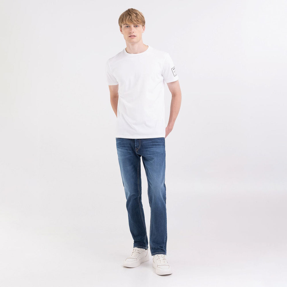 Piece Dyed Heavy Cotton Jersey T-Shirt - White