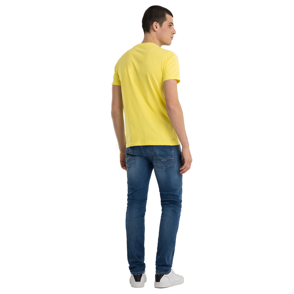 Uniform Denim Logo T-Shirt - Yellow